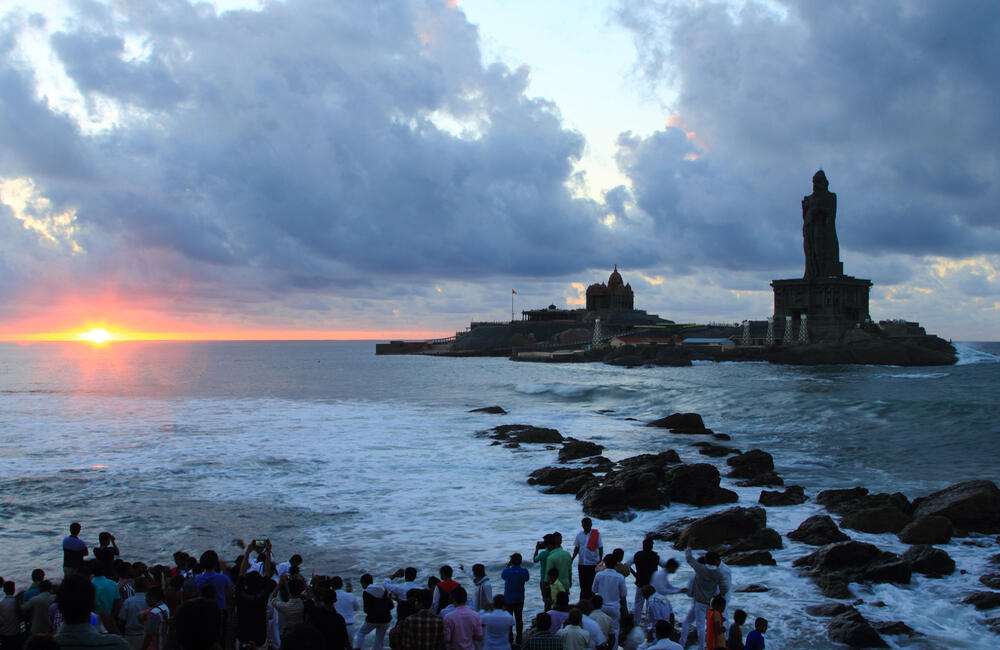 Meditate at the southernmost tip of India, Kanyakumari