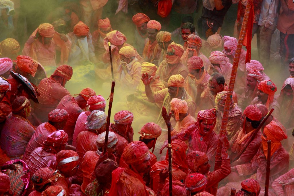 Holi Celebration in Mathura Vrindavan