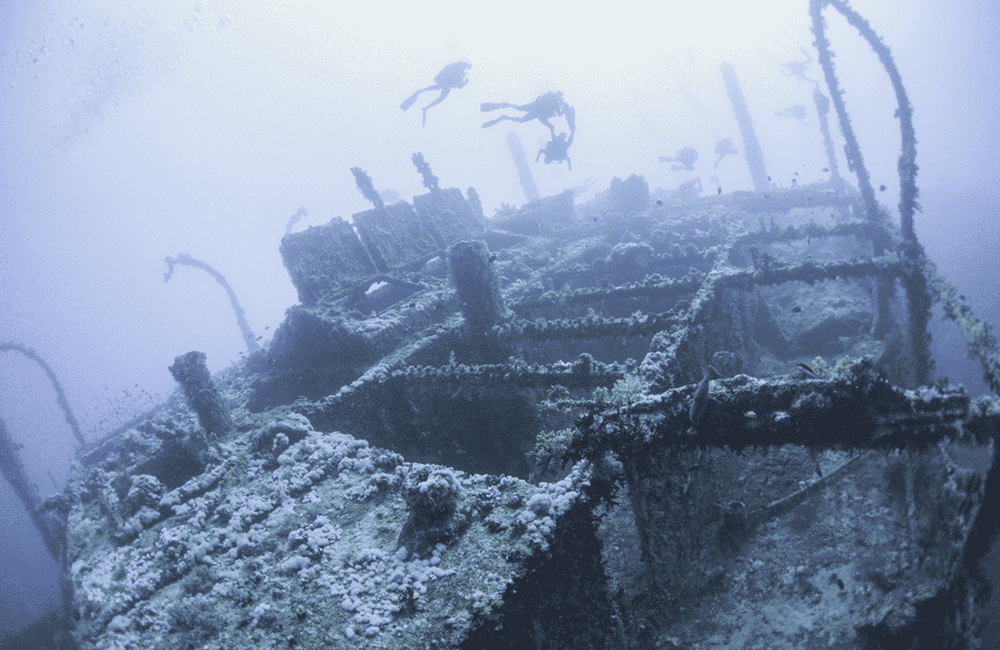 Discovering Underwater Shipwrecks