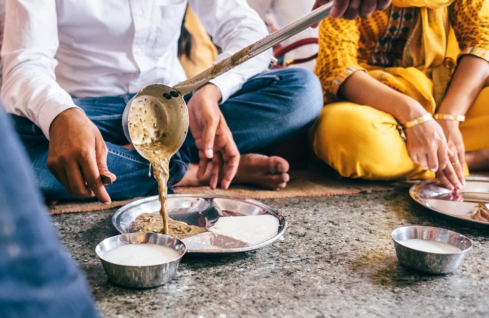 Food Served at the Gurudwara, Amritsar