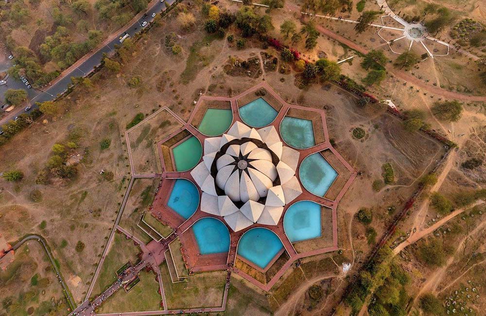 Lotus Temple, Kalkaji  |  Among the Most Famous Temples in Delhi