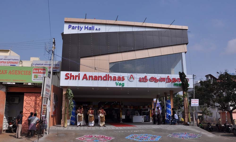 Shree Anandhaas | Among the Best Vegetarian Restaurants in Coimbatore