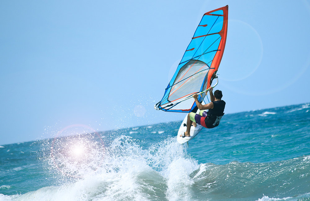 Windsurfing in Goa