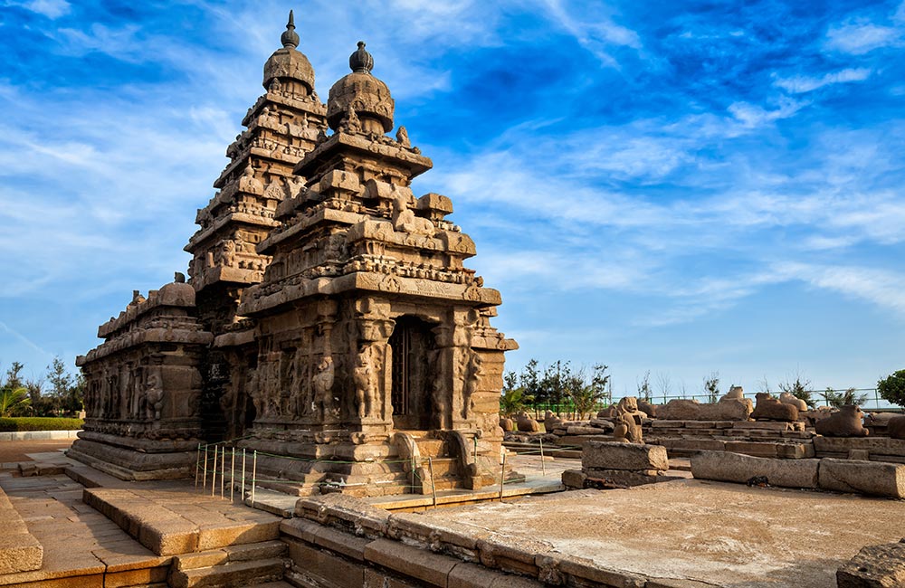 The Shore Temple in Mahabalipuram