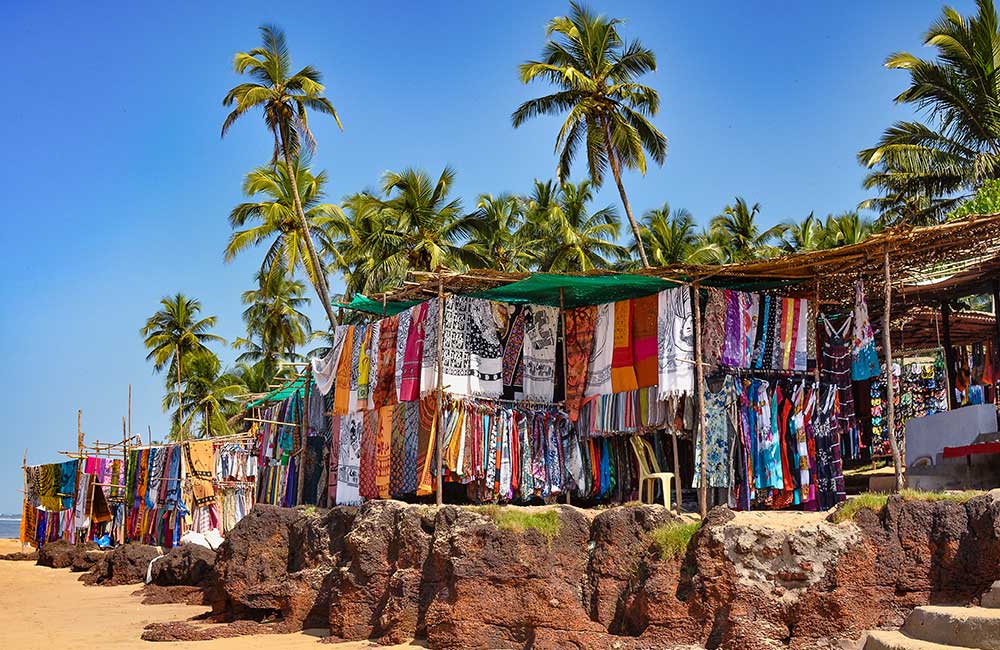 Anjuna Beach Flea Market | #13 of 30 Places to Visit in Goa for Youngsters