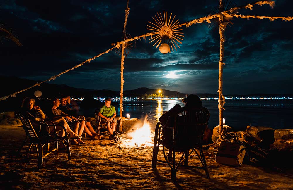 Stargazing के लिए समुद्र तट |  गोवा में रात में घूमने की जगहें