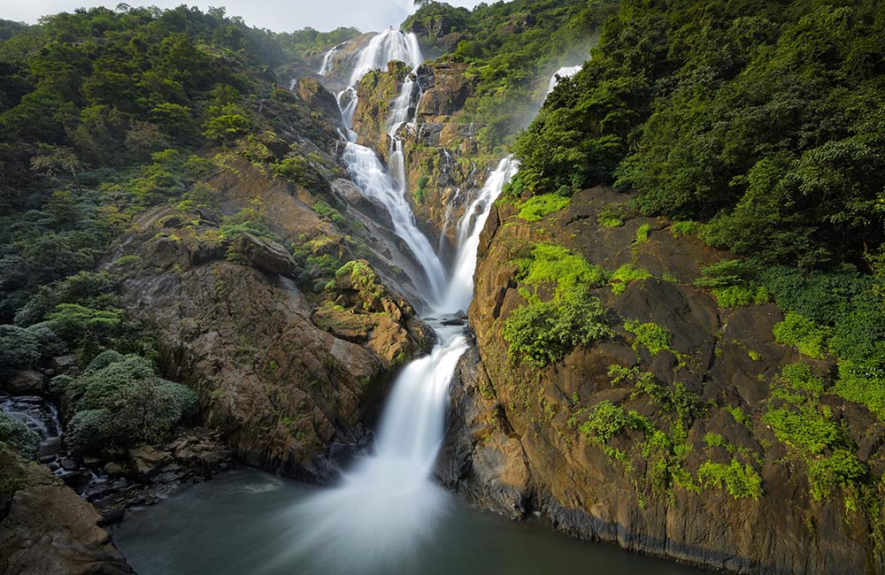 Dudhsagar Waterfalls | Among The Best Places to Visit in Goa in 2 Days