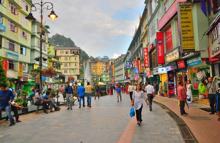 gangtok tourist places in map