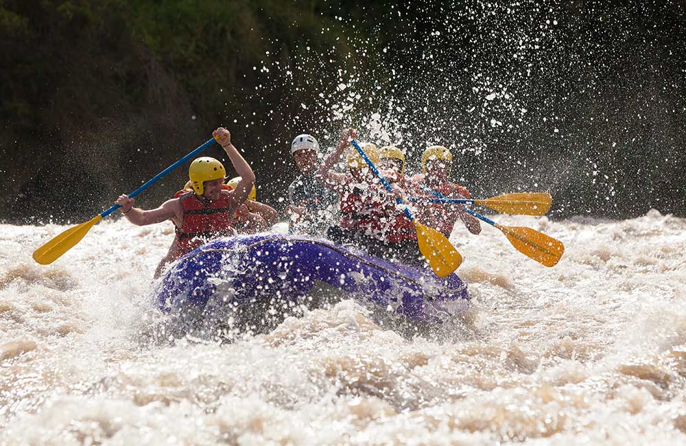 Rafting in Barapole, Coorg