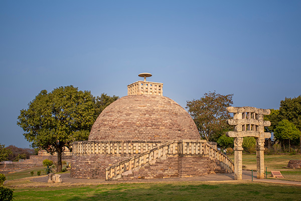 HOW TO MAKE SANCHI STUPA SKETCH - Step by Step for beginners | Important  monument of Indian Culture. - YouTube