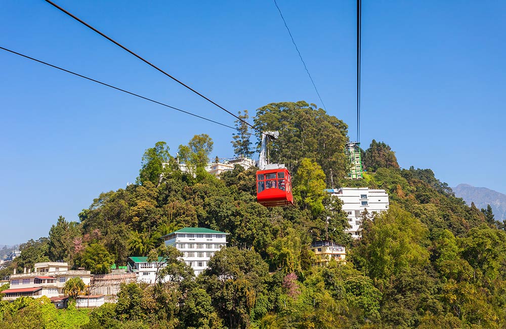 cable car ride, Gangtok