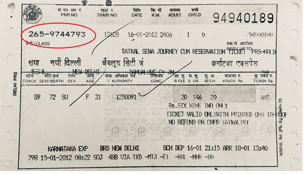 journey booking status