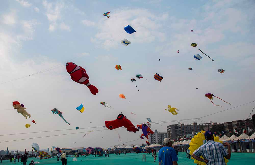 International Kite Festival, Gujarat