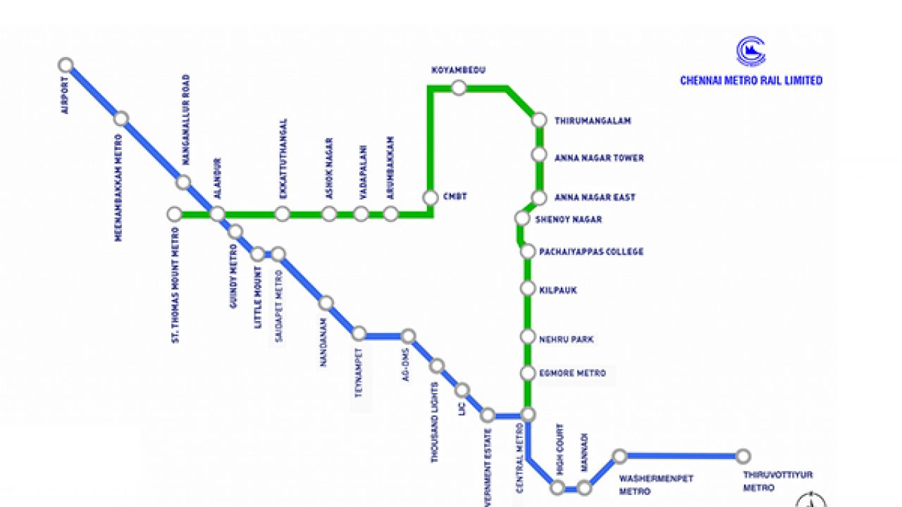 Chennai Metro Green Line Route Map Timing Nearby Attractions