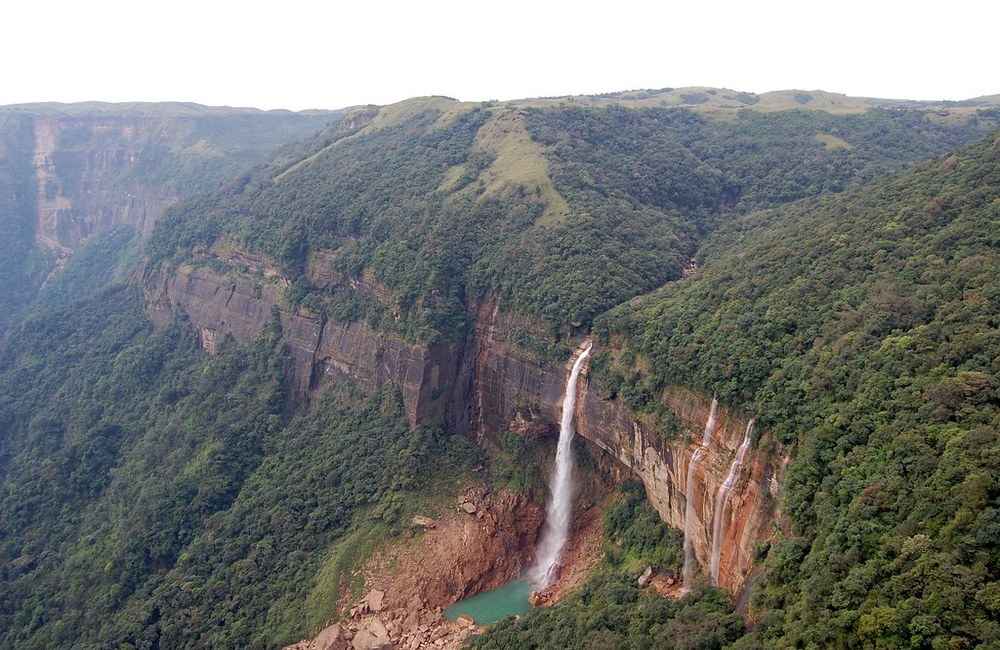 Nohkalikai Waterfalls