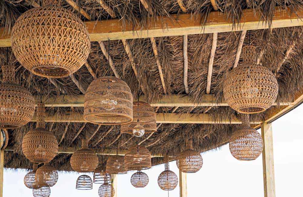 tripura, handmade bamboo lampshades
