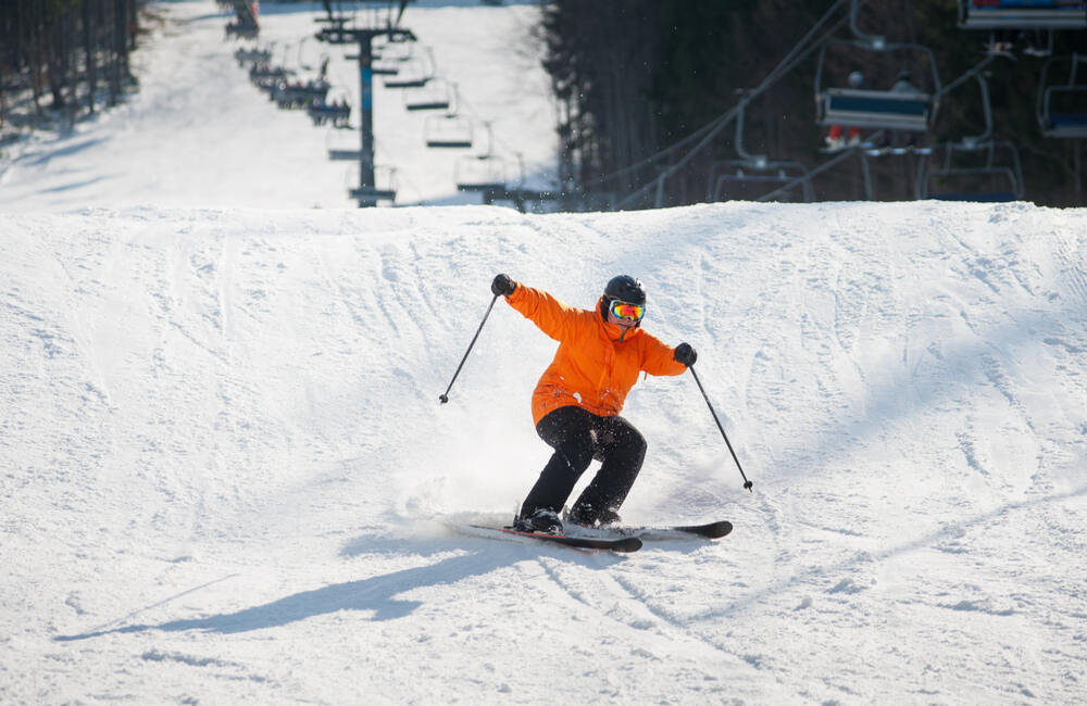 Skiing at Auli