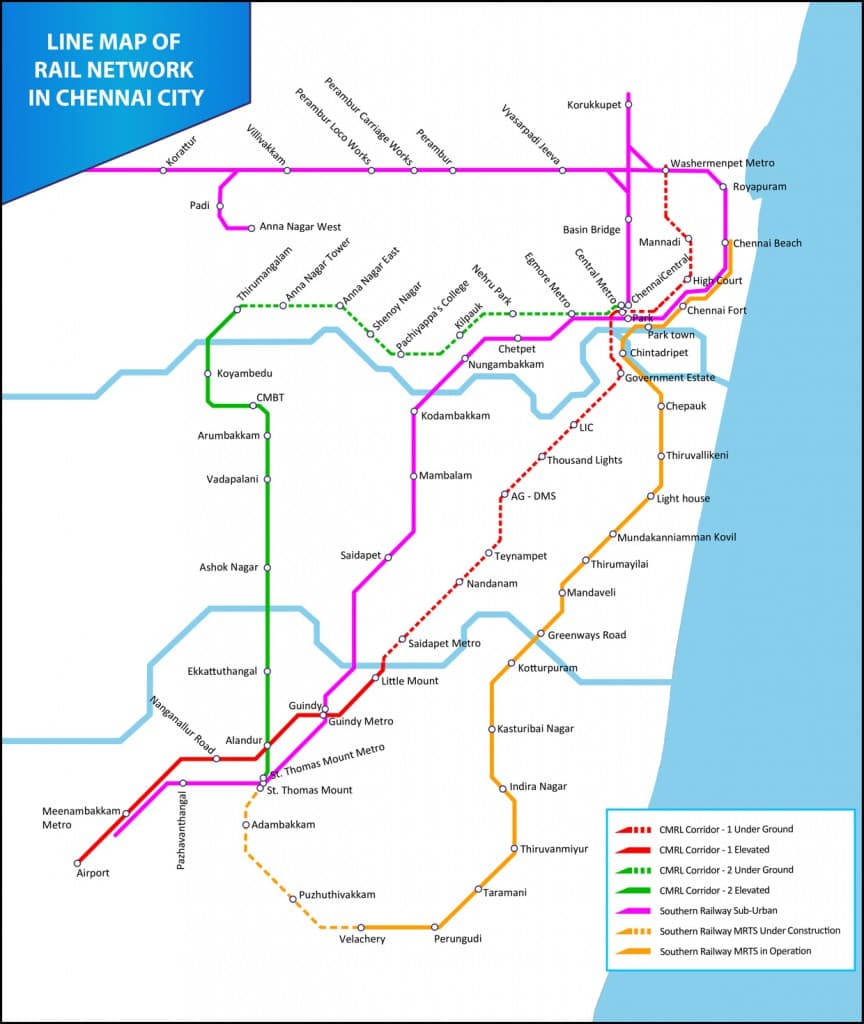 Chennai Metro Map
